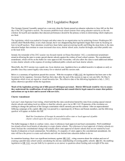 2012 Legislative Report