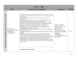 English 7 - Beal City Public Schools