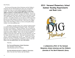 2013 Norwood Elementary School