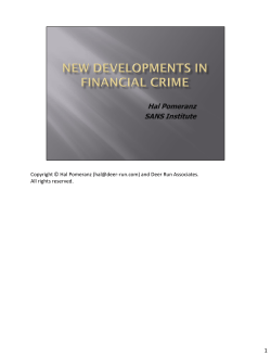 Anatomy of a Financial Crime