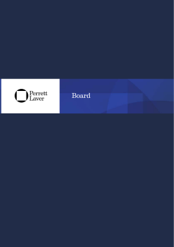 Board Brochure - Perrett Laver