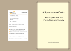 A Spontaneous Order
