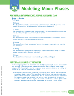 Modeling Moon Phases