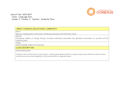 School Year: 2016-2017 Class: Language Arts Grade: 9 Credits: 5