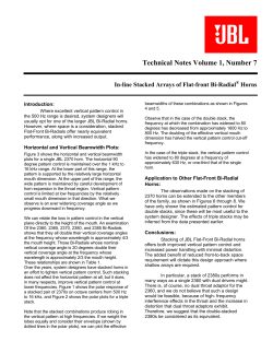 Technical Note Volume 1 Number 7