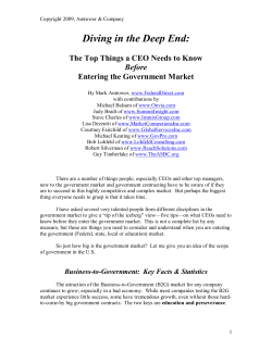 The Top Things a CEO Needs to Know Before