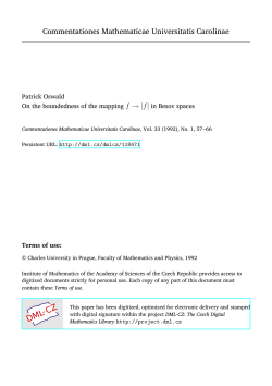 On the boundedness of the mapping $ f\ to| f| $ in Besov spaces