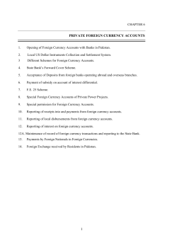 private foreign currency accounts