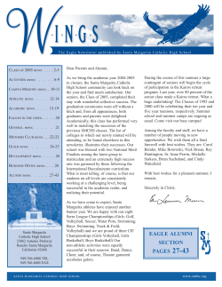 news - Santa Margarita Catholic High School