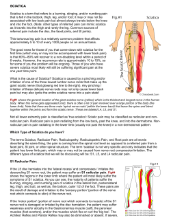 sciatica - Cox Chiropractic Clinic