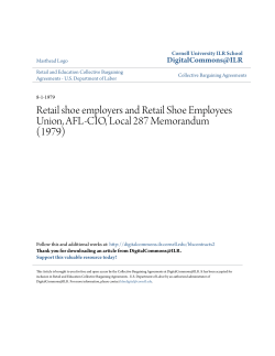 Retail shoe employers and Retail Shoe Employees Union, AFL