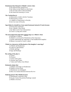 Othello Test - Whalen English
