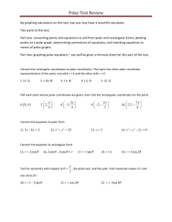 Polar Test Review