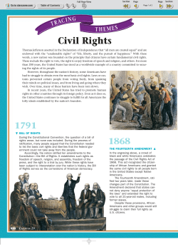 Tracing Themes: Civil Rights