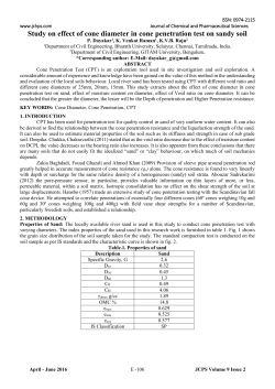 Study on effect of cone diameter in cone penetration test on sandy soil