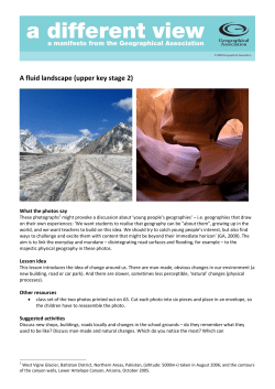 A fluid landscape (upper key stage 2)