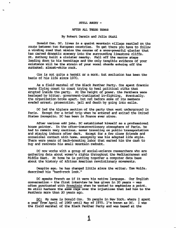 leading down to his hermitage and the only tangible evidence of your