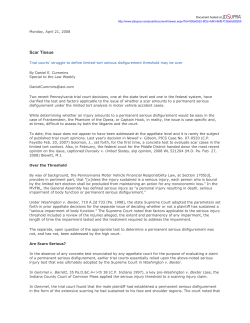 Scar Tissue Over the Threshold