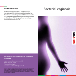 Bacterial vaginosis - Soa Aids Nederland