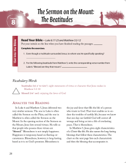 The Sermon on the Mount - Christian Light Publications