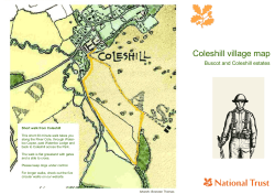 Coleshill village map