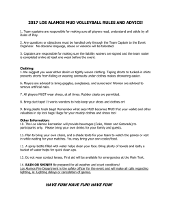 mud fest rules 2017