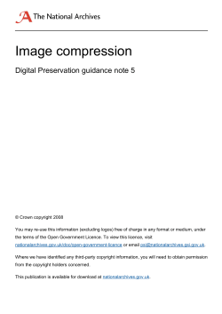 Image compression - The National Archives