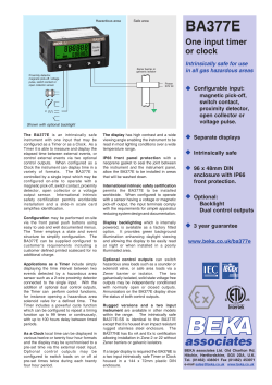 BA377E - BEKA associates Ltd