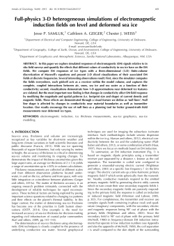 Full-physics 3-D heterogeneous simulations of electromagnetic