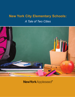 New York City Elementary Schools: A Tale of Two Cities