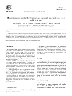 Hydrodynamic model for three-phase internal- and external