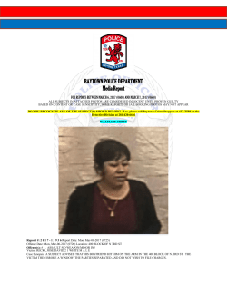 BAYTOWN POLICE DEPARTMENT Media Report