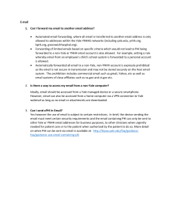 E-mail 1. Can I forward my email to another email address