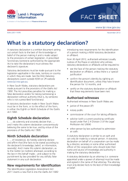 Fact sheet - Land and Property Information