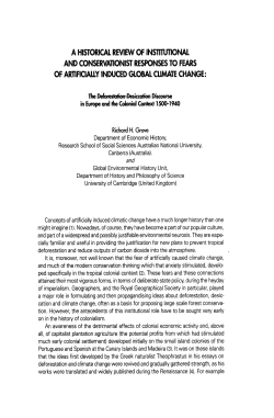 A historical review of institutional and conservationist responses to
