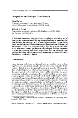 Competition and Multiple Cause Models