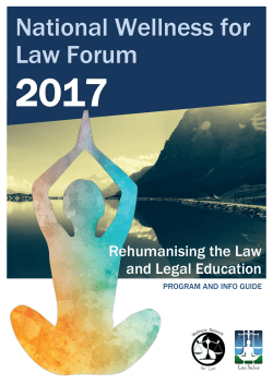 program - Adelaide Law School