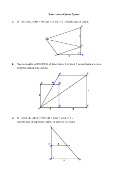 1. If AC ∥ EB, &ang;ABD 90&deg;, AB 2. Two rectangles ABCD, BEFG Find