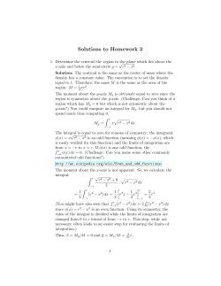 Solutions to Homework 3