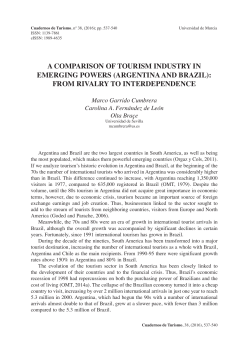 argentina and brazil - Revistas Cient&iacute;ficas de la Universidad de Murcia