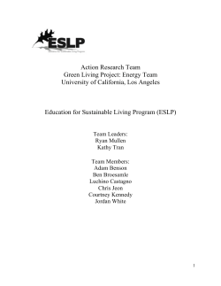 Energy - Final Report - UCLA Institute of the Environment and