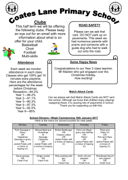 13th January 2017 - Coates Lane Primary School