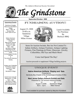 September-October - Amherst Historical Society