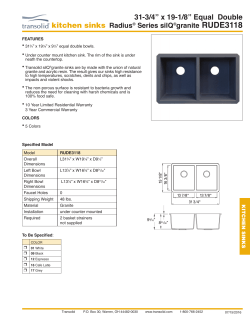 kitchen sinks 31-3/4&rdquo; x 19-1/8&rdquo; Equal Double