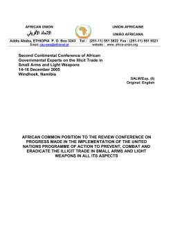 Second Continental Conference of African Governmental Experts on