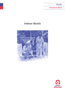 Indoor bowls - Sport England