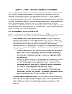 Governor Cuomo`s Downtown Revitalization Initiative