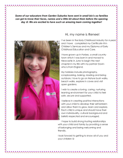 Hi, my name is Renee!