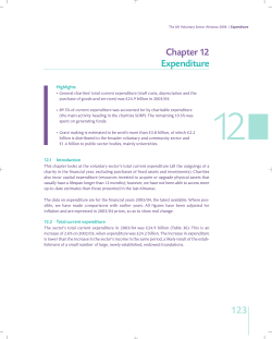 Chapter 12 Expenditure
