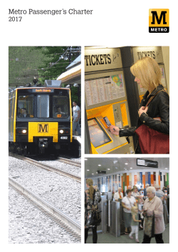 Metro Passenger`s Charter
